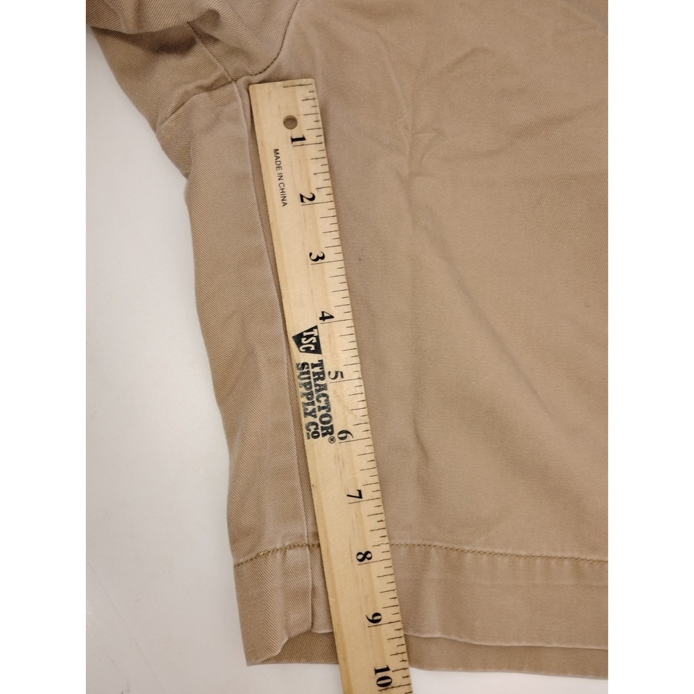 Polo Ralph Lauren Shorts Mens 32 Khaki Classic Fit 9 Inch Chino Flat Front - Picture 7 of 8